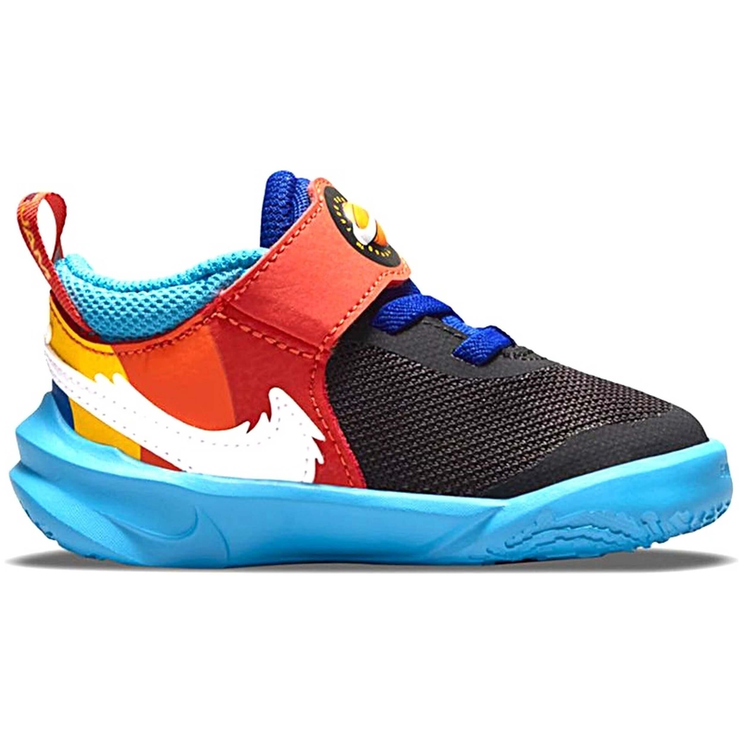 Sapatilhas Nike modelo Space Jam x Team Hustle D 10 SE para crianças unissex 3/5