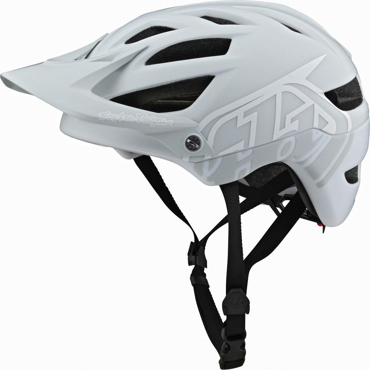 Casque Troy Lee Designs A1 MIPS Classic Light Gris / Blanc 1/1