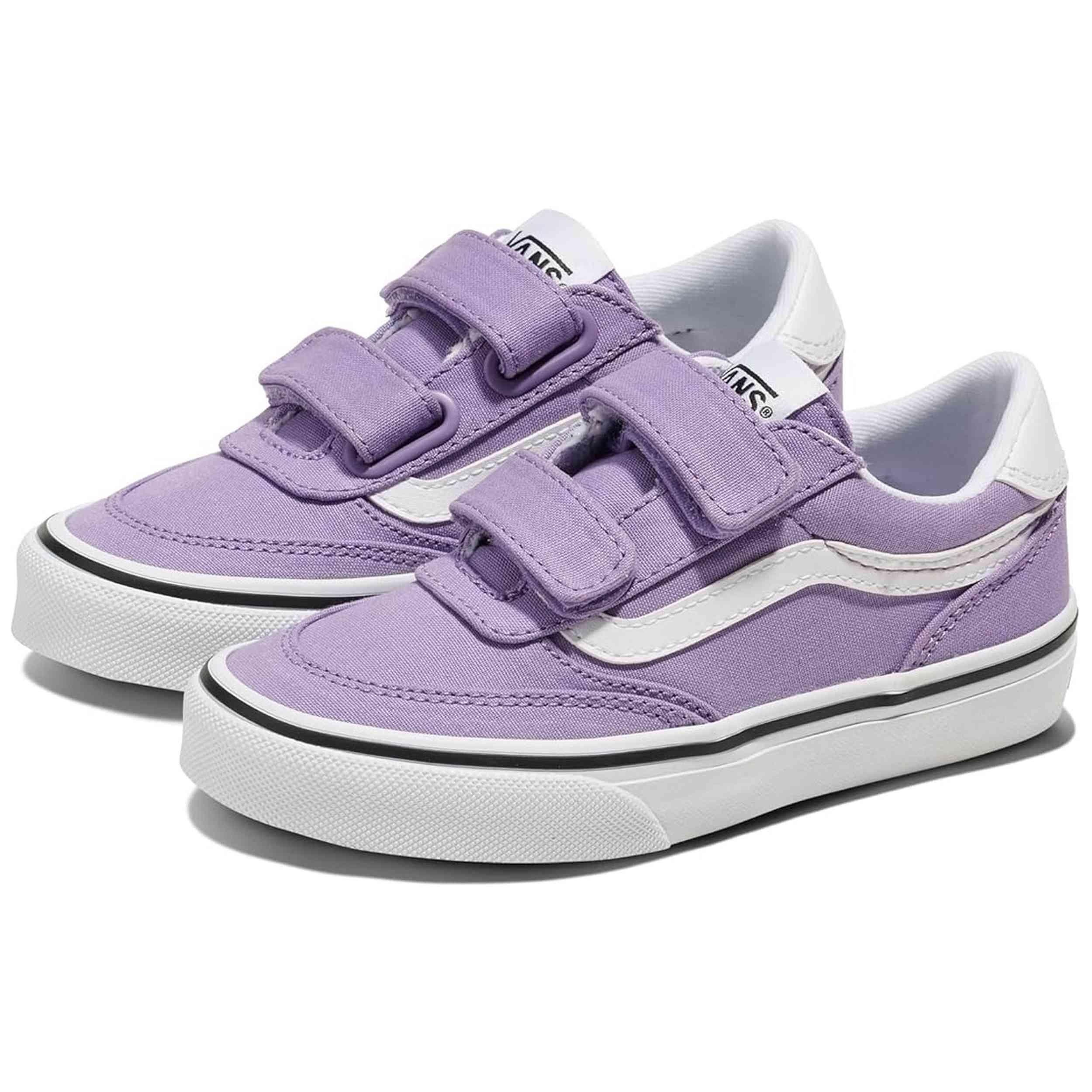 Zapatillas Vans modelo Brooklyn LS V CANVAS PURPLE HAZE para niños unisex 2/5