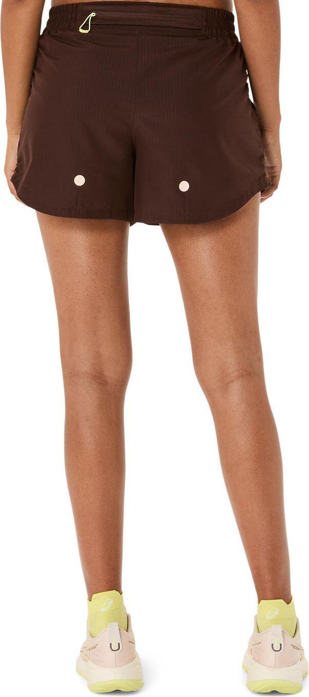 Short Asics Nagino Run Marron Femme 3/5