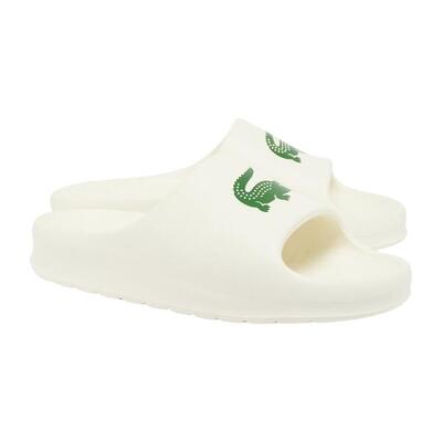 Flip-flops lacoste model mens serve slide 2.0 kleur wit
