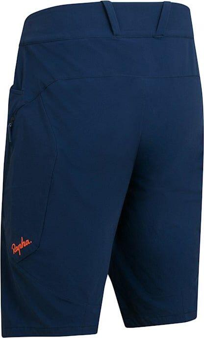 Pantaloncini Rapha Trail Uomo Blu/Arancione 4/4