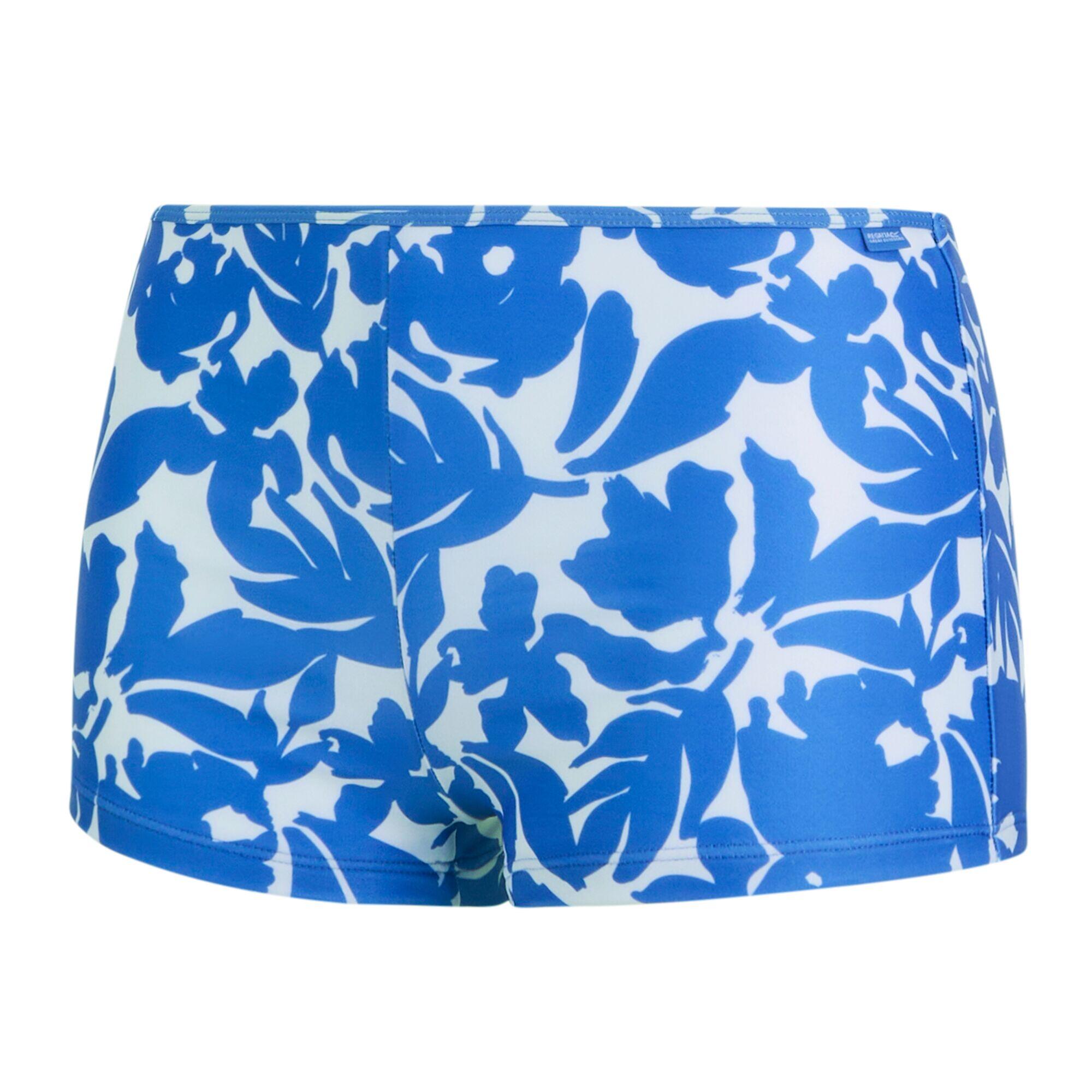 Short De Maillot De Bain Motif/style Floral ACEANA Femme (Bleu) 3/5