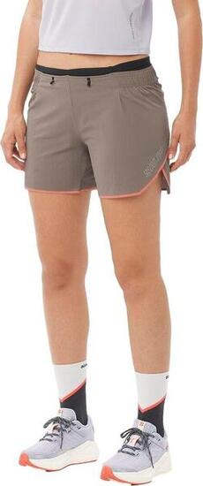 Short Salomon Sense Aero 5in Beige Femme