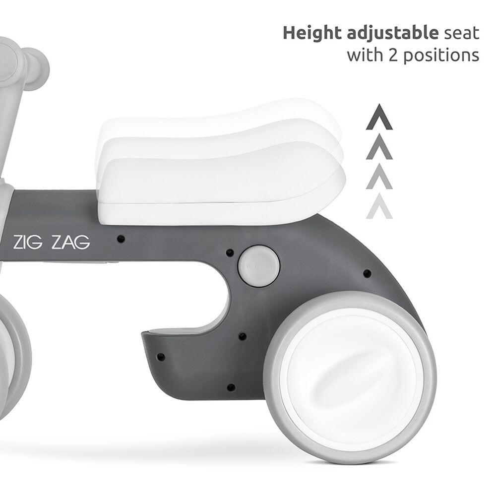 Infantil Paseo Bicicleta-correpasillos ZIG ZAG asiento ajustable Beige 3/5