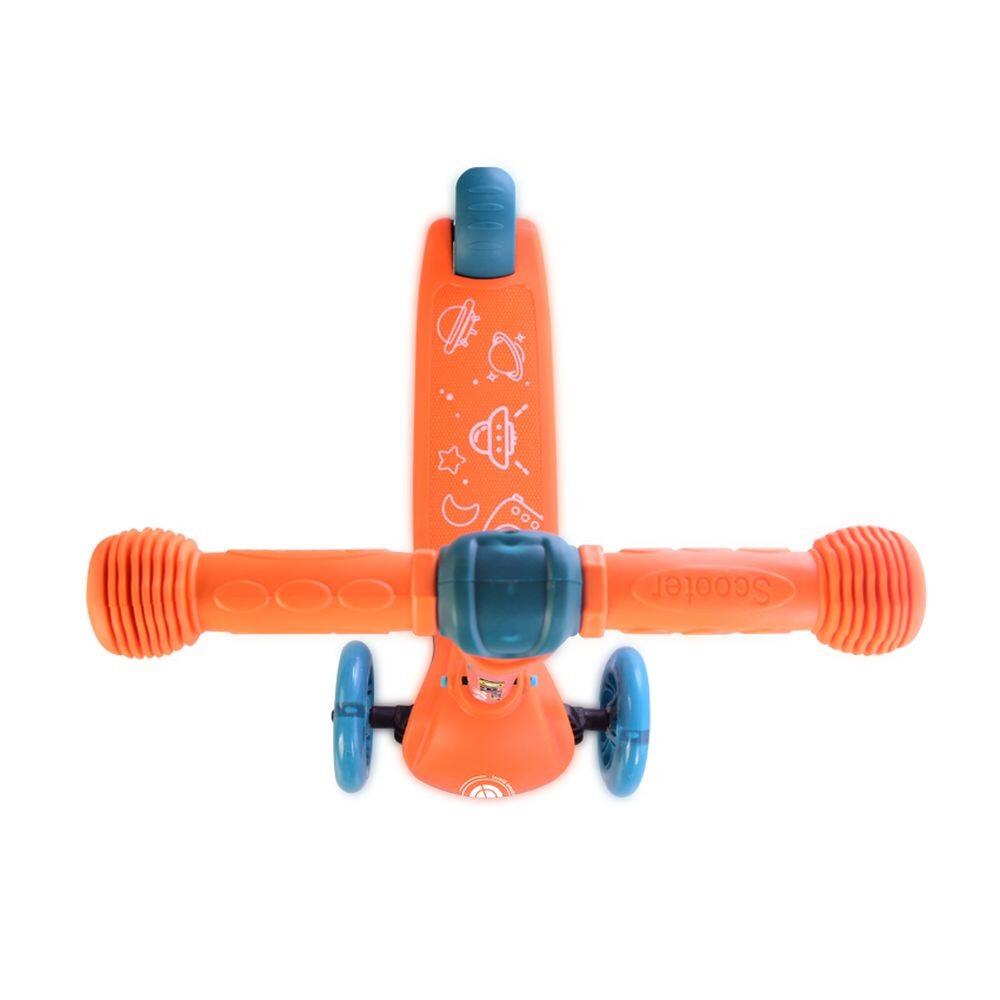Infantil Paseo Patinete TAMTAM luces efecto luminoso ABEC Orange ufo 3/5