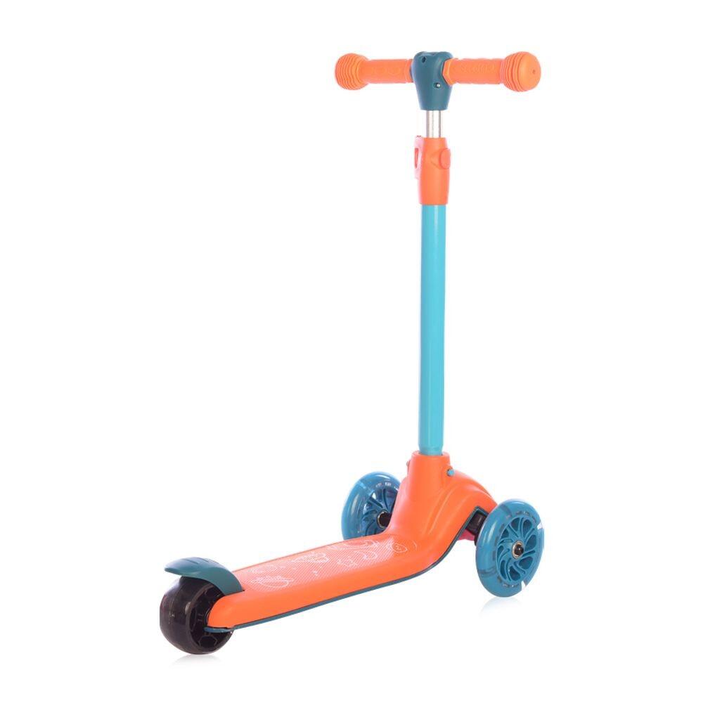 Infantil Paseo Patinete TAMTAM luces efecto luminoso ABEC Orange ufo 2/5