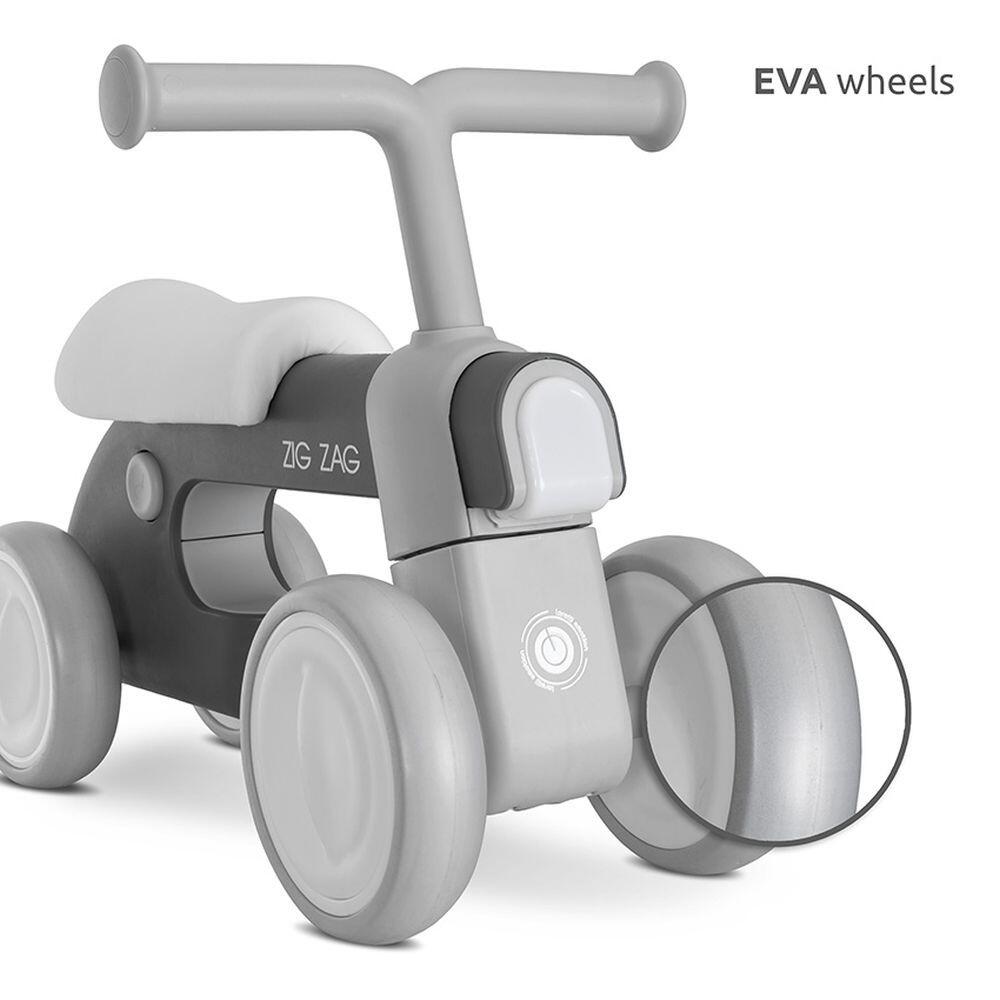 Infantil Paseo Bicicleta-correpasillos ZIG ZAG asiento ajustable Beige 4/5