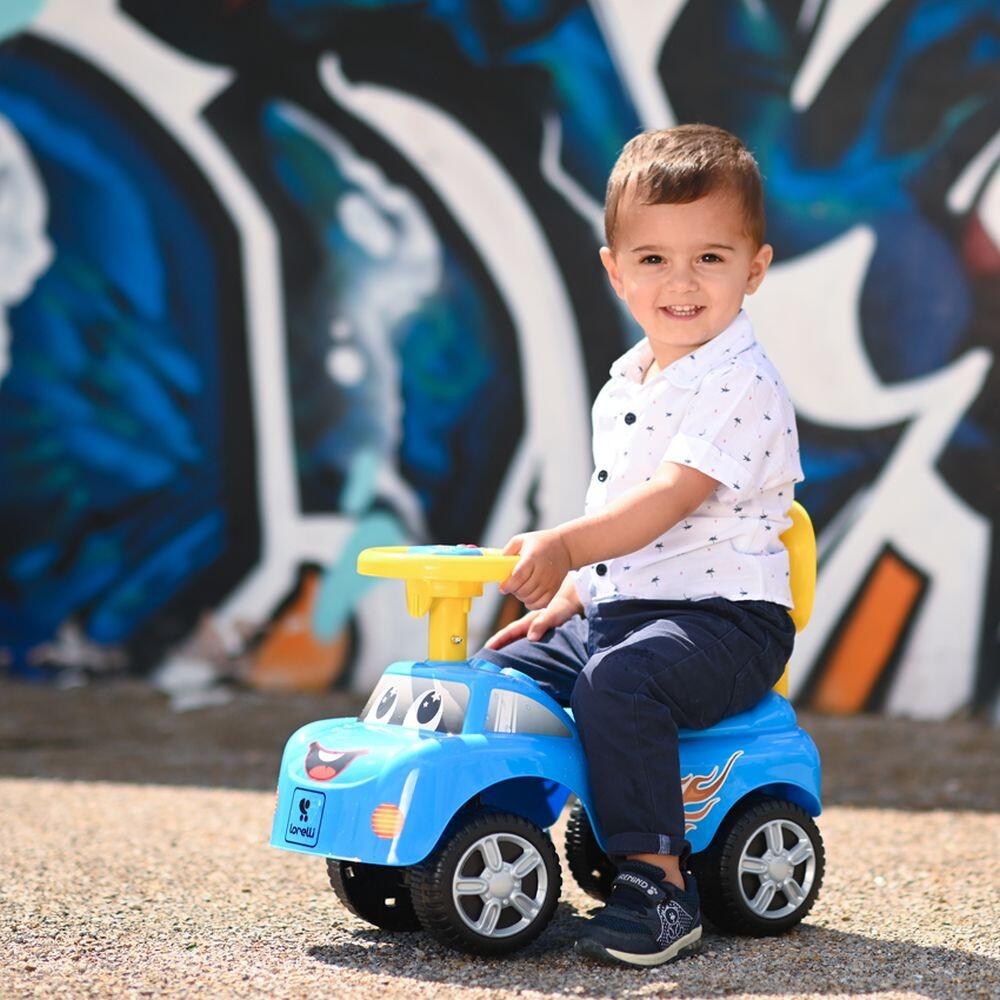 Infantil Paseo Correpasillos MY FRIEND sonido claxon antivuelco Blue 2/4