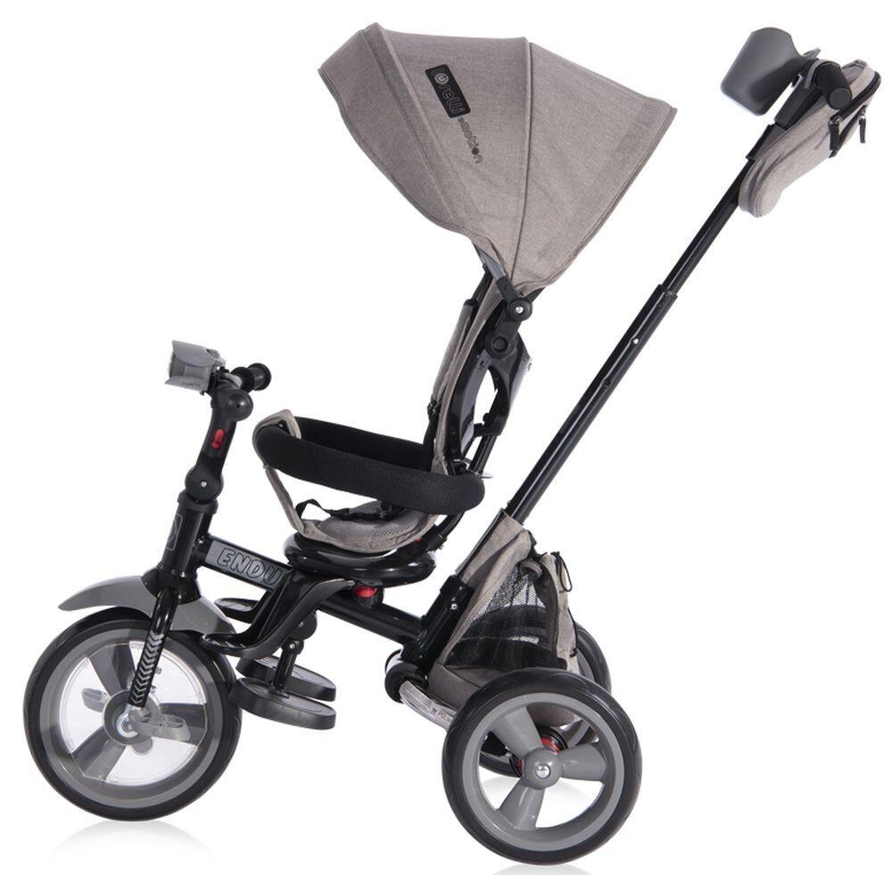 Infantil Paseo Triciclo 360º asiento giratorio ENDURO GREY LUXE 3/5