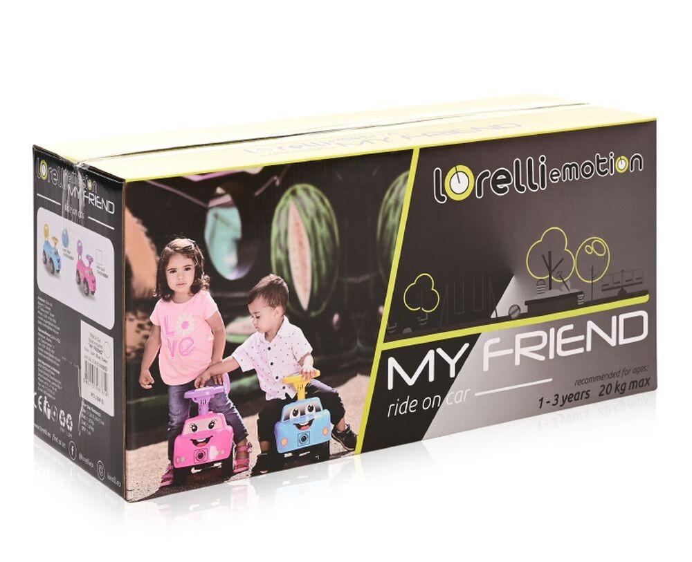 Infantil Paseo Correpasillos MY FRIEND sonido claxon antivuelco Blue 4/4