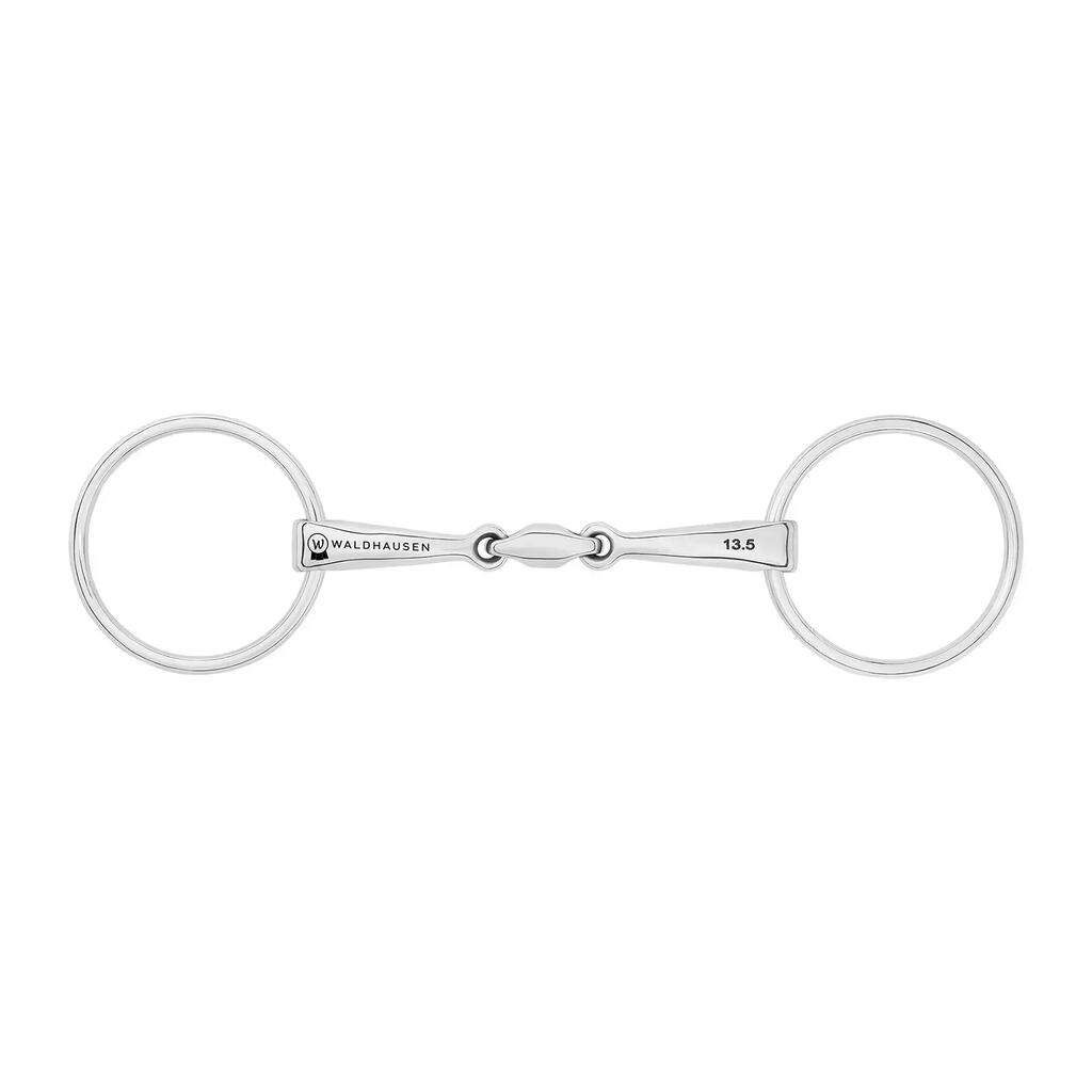 Double Jointed Bit for Horse with Locking System Waldhausen 16 mm