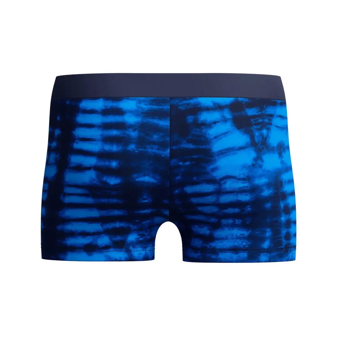 Herenzwemshort Valmilton met allover stippenprint (Zwart/Grijs) 6/7