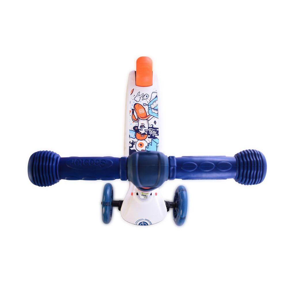 Infantil Paseo Patinete TAMTAM luces efecto luminoso ABEC Dark Navy Blue 3/5