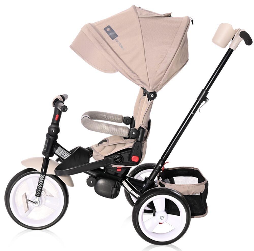 Infantil Paseo Triciclo asiento giratorio JAGUAR empuje Ivory 2/5