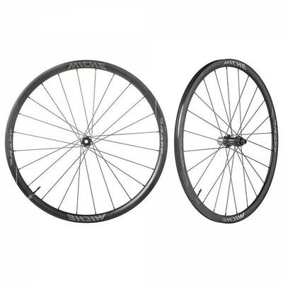Paar wielen miche graff centerlock tubeless ready shimano hg11