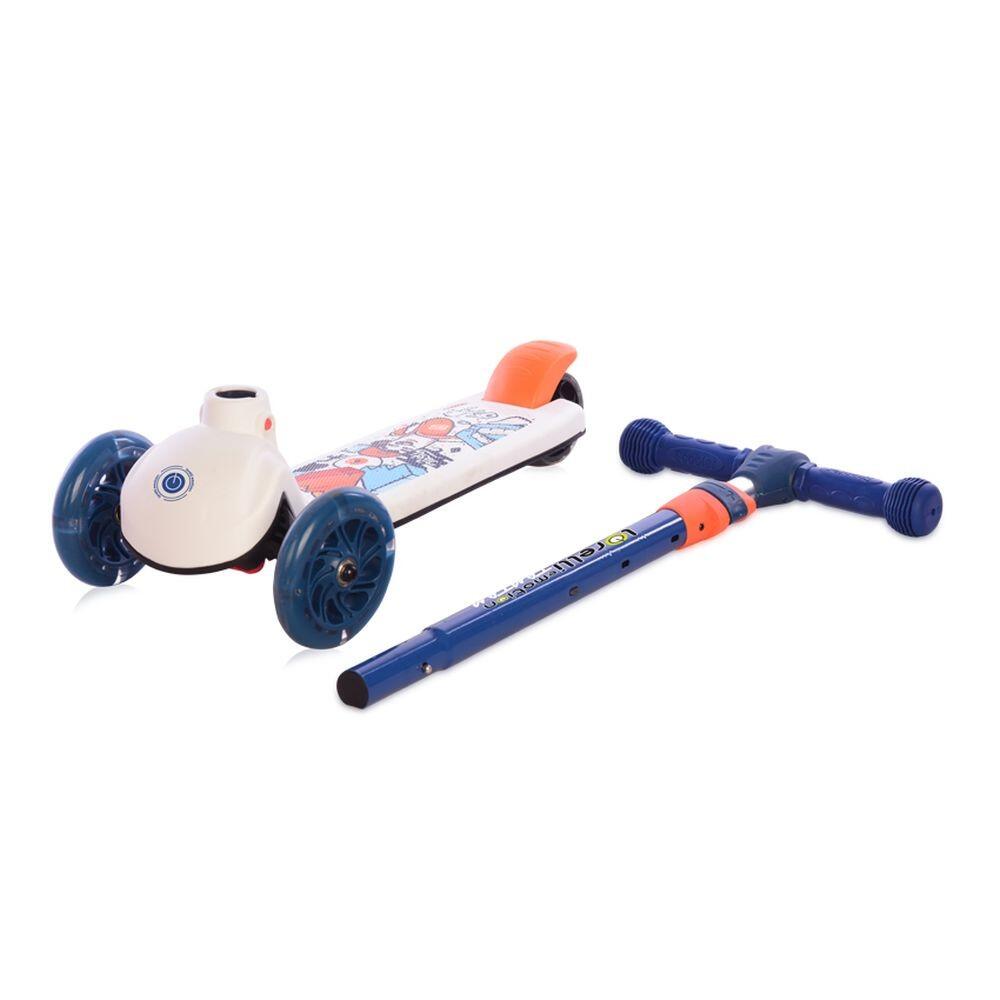 Infantil Paseo Patinete TAMTAM luces efecto luminoso ABEC Dark Navy Blue 4/5
