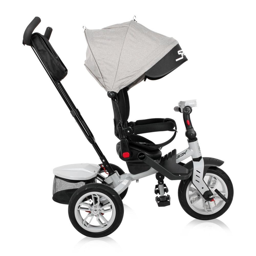 Infantil Paseo Triciclo SPEEDY AIR 360º asiento giratorio Grey/black 4/5