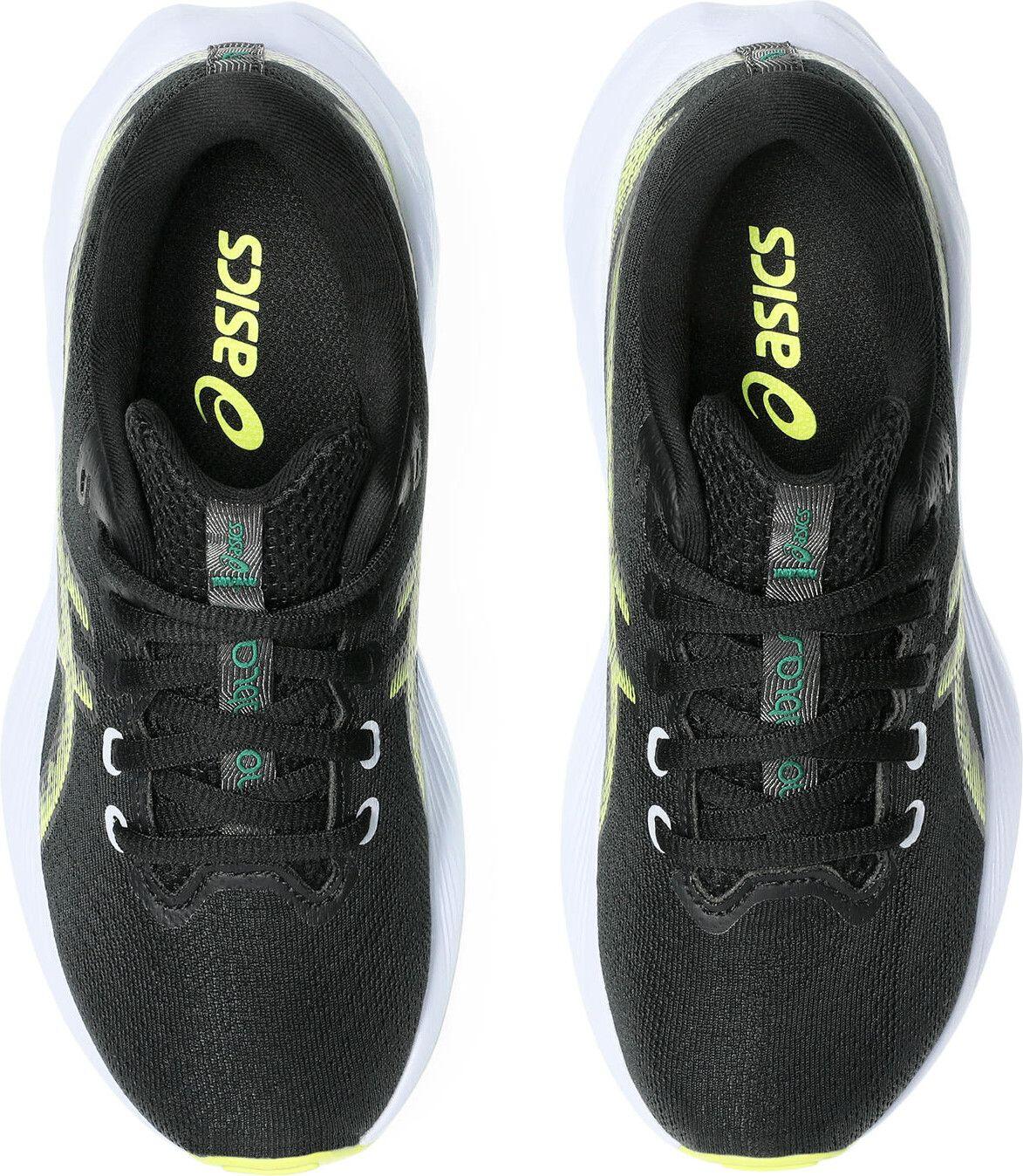 Tênis de corrida Asics Novablast 5 GS Preto/Amarelo Infantil 3/7