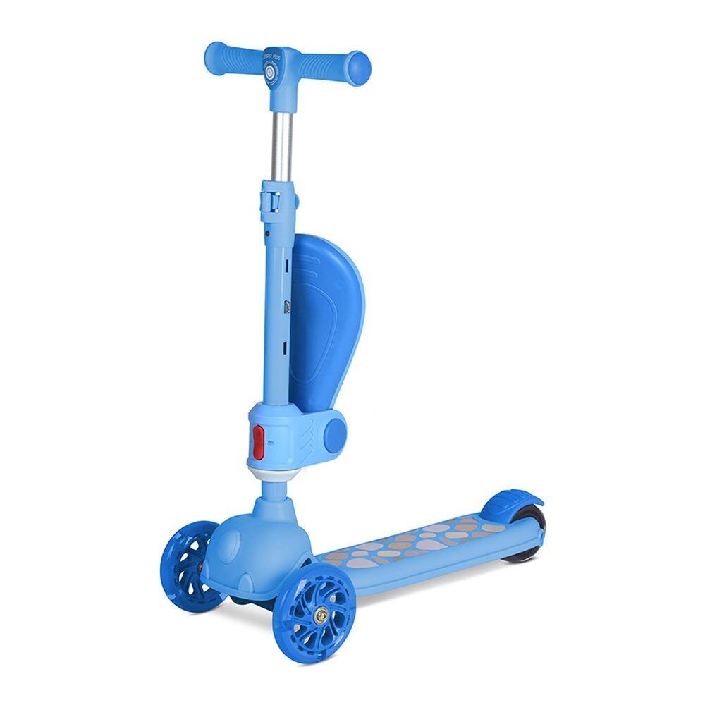 Infantil Paseo Patinete JETSTER PLUS asiento plegable ABEC-9 Blue 4/5