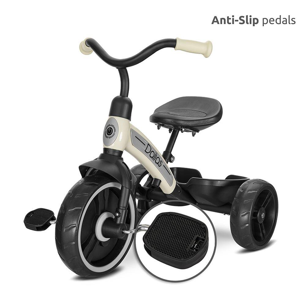Infantil Paseo Triciclo DALLAS asiento ajustable ruedas EVA Pink 4/5
