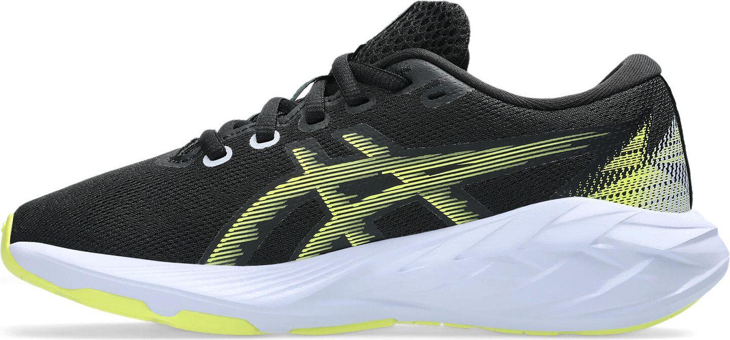 Tênis de corrida Asics Novablast 5 GS Preto/Amarelo Infantil 2/7