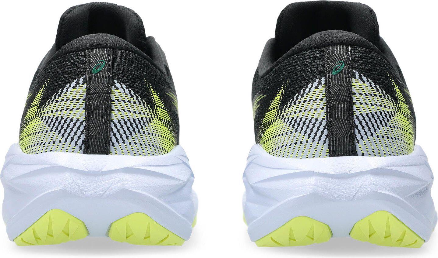 Tênis de corrida Asics Novablast 5 GS Preto/Amarelo Infantil 5/7
