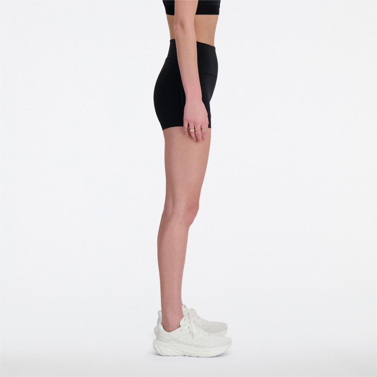 New Balance Athletics Run 3in High Waist Shorts Women's Black 3/5