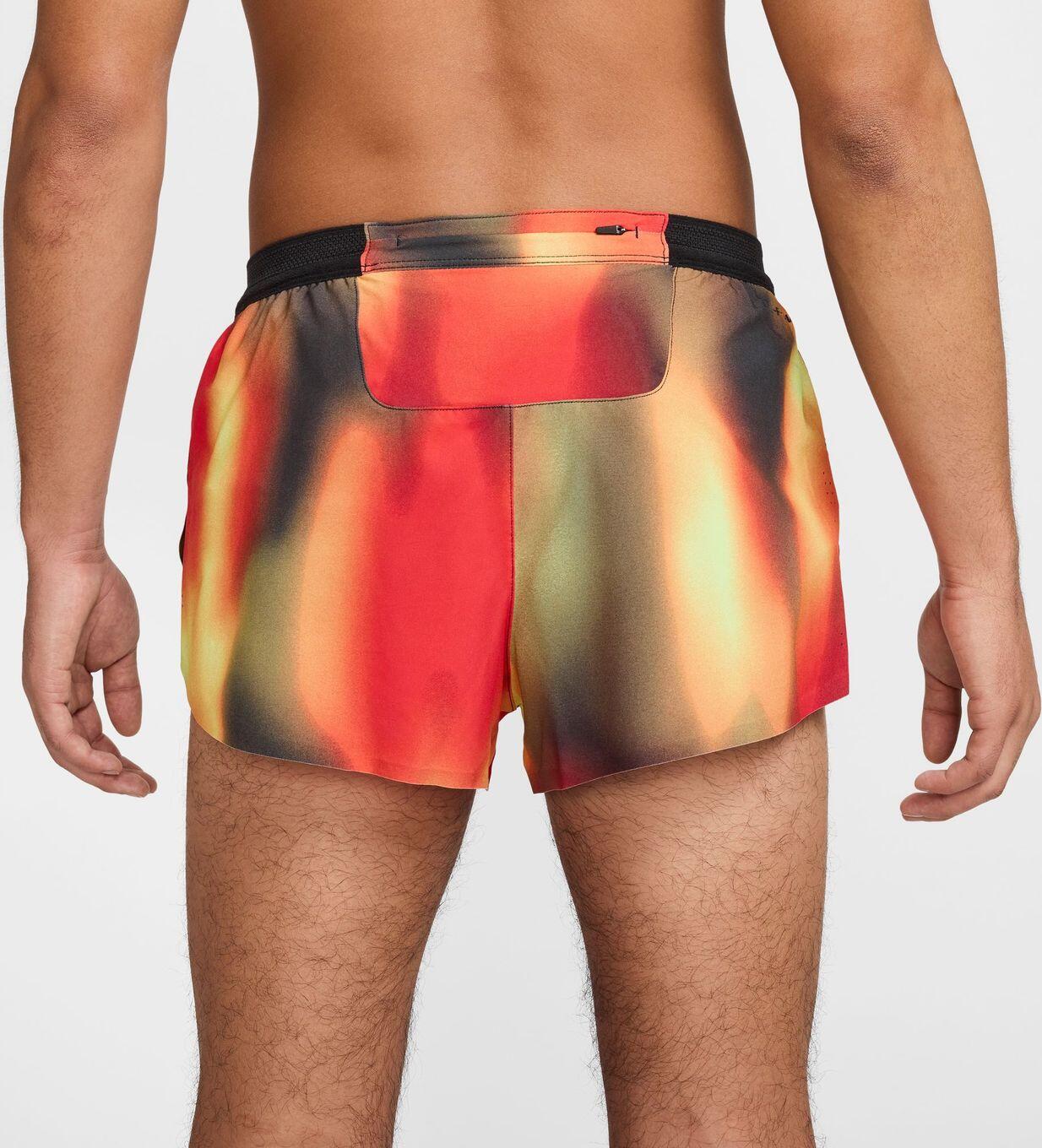 Pantalón Corto Nike Dri-Fit ADVAeroswift Elite Entry Rojo/Negro/Amarillo, Hombre 2/5