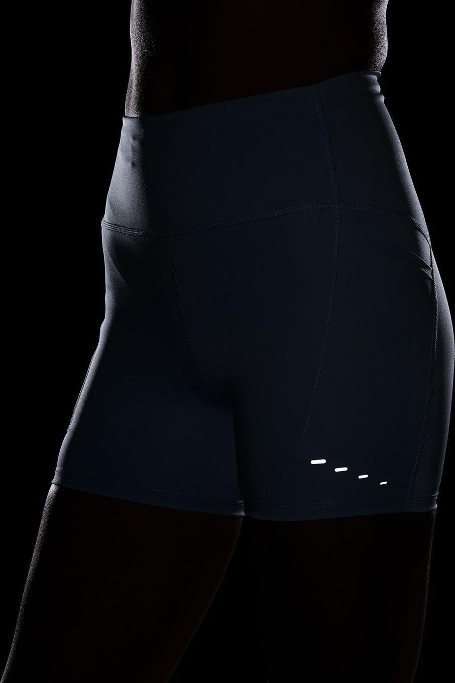 Dames Nike Dri-Fit Swift High Rise 4in Blauw Broek 5/5