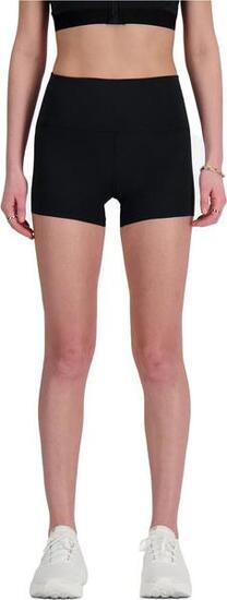 Pantaloncini New Balance Athletics Run 3in High Waist Donna Nero