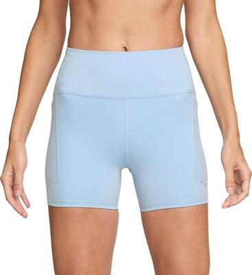 Dames nike dri-fit swift high rise 4in blauw broek