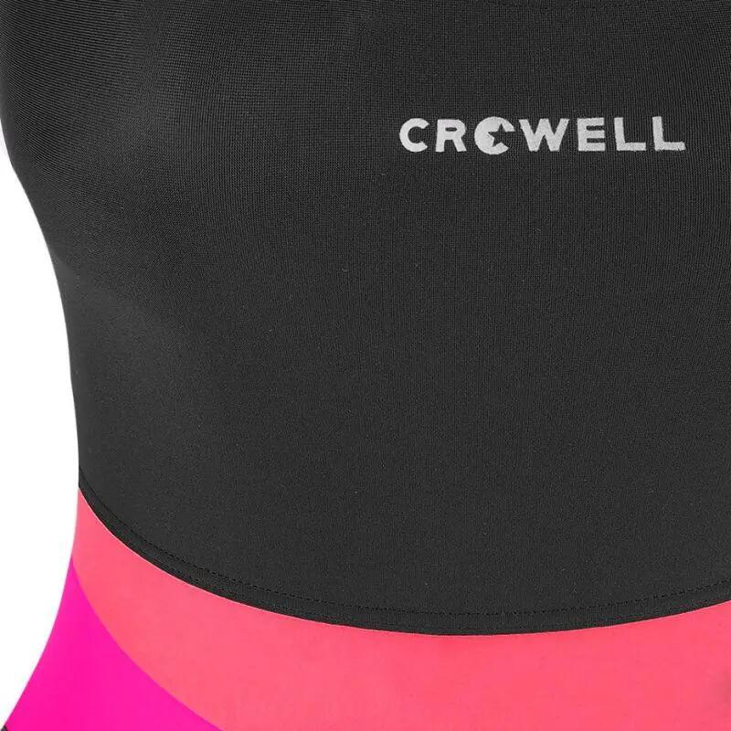 Costume Da Bagno Intero Donna Crowell Lola Nero Rosa 3/3