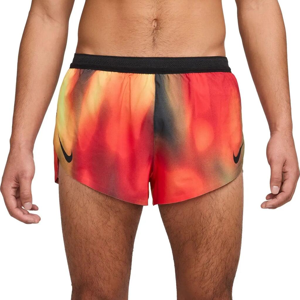 Men's Nike Dri-Fit ADV Aeroswift Elite Entry Shorts Red/Black/Yellow