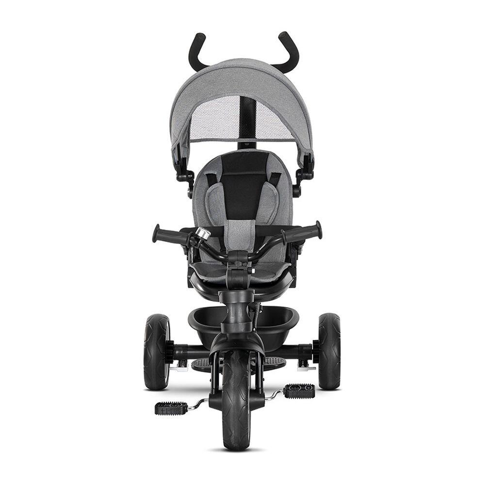 Infantil Paseo Triciclo TINO 360º asiento giratorio Grey 3/5