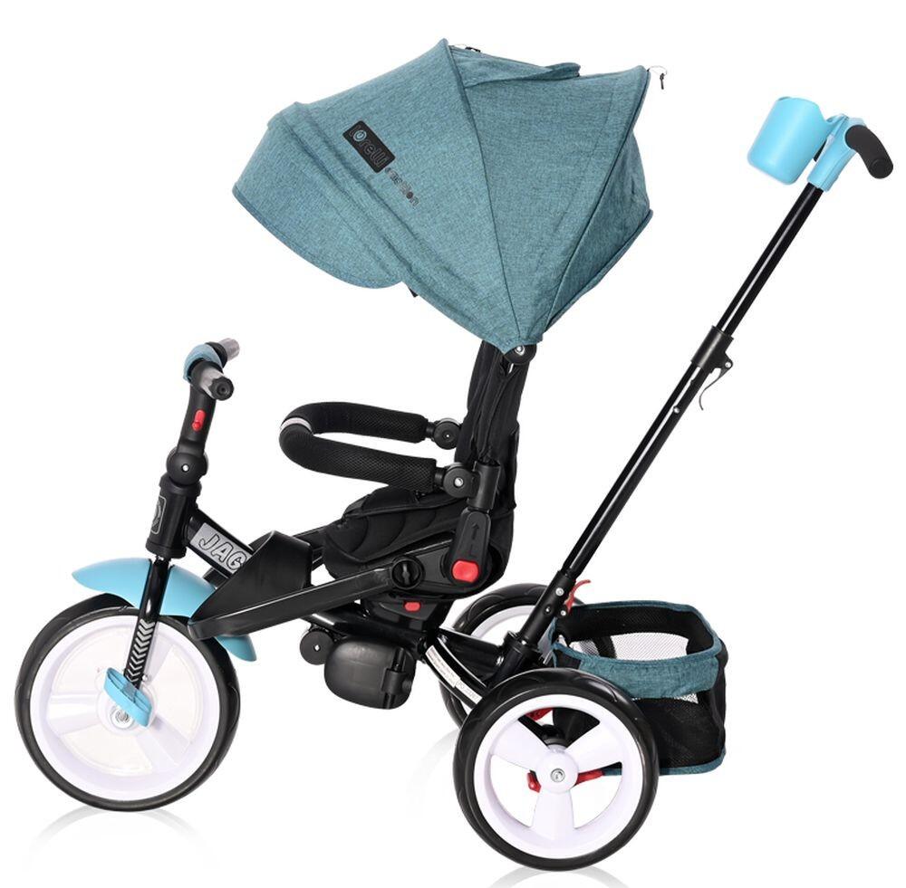 Infantil Paseo Triciclo asiento giratorio JAGUAR empuje GREEN LUXE 2/5