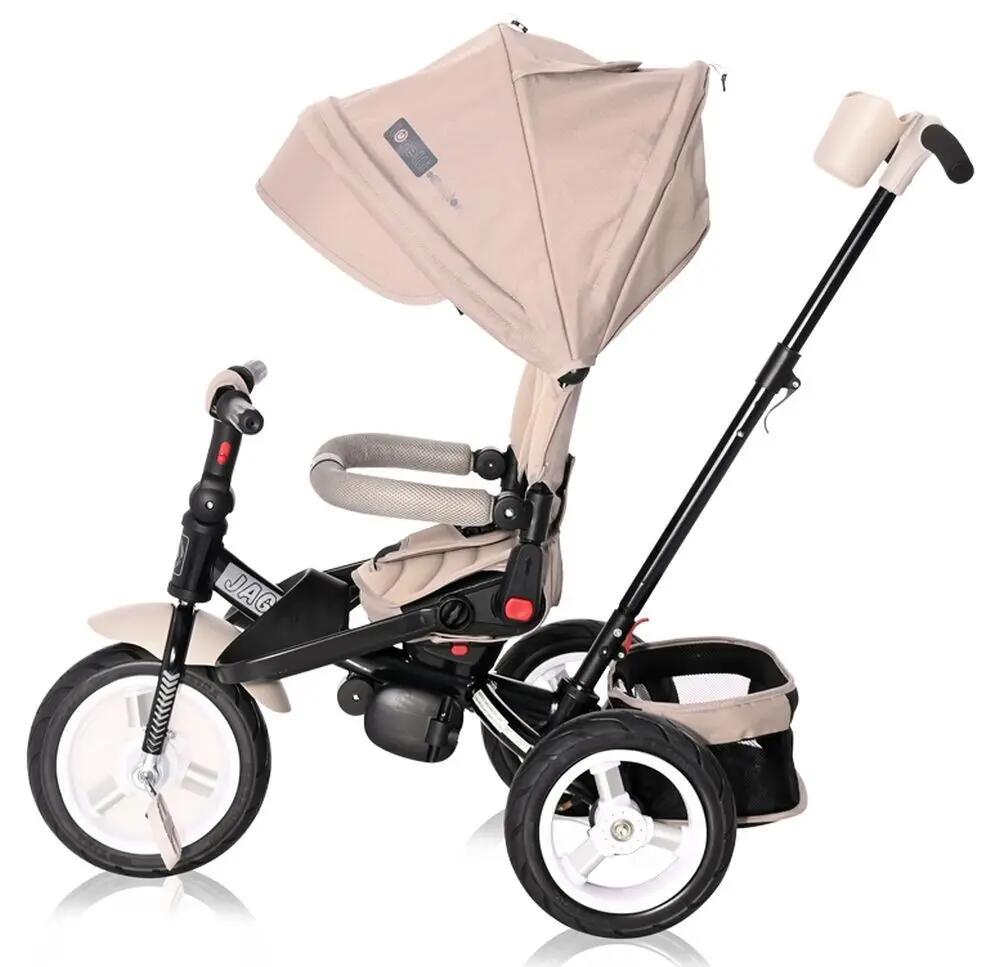 Infantil Paseo Triciclo neumático JAGUAR asiento giratorio Ivory 2/4
