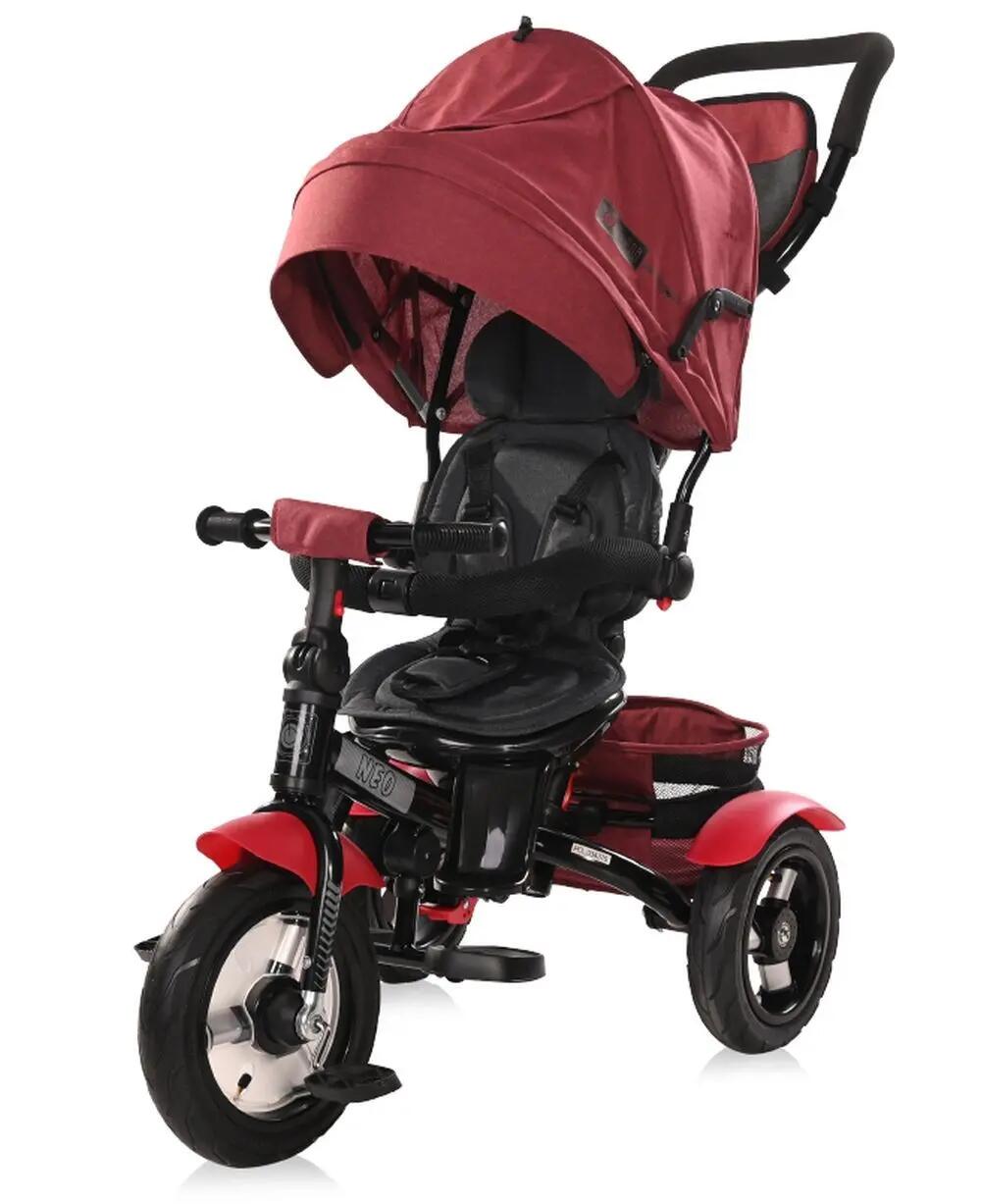 Infantil Paseo Triciclo 2 en 1 empuje reversible NEO AIR Red black luxe 2/5