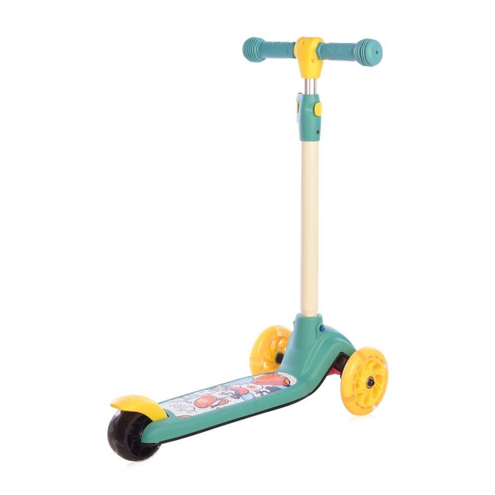 Infantil Paseo Patinete TAMTAM luces efecto luminoso ABEC Green 2/5