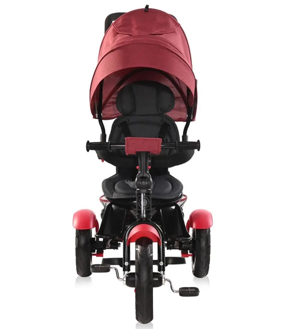 Infantil Paseo Triciclo 2 en 1 empuje reversible NEO AIR Red black luxe 4/5