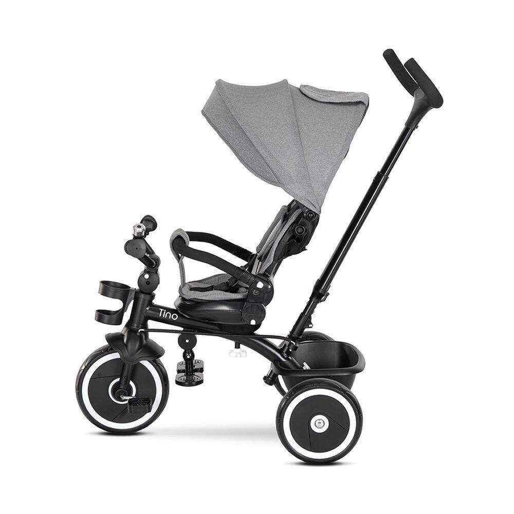 Infantil Paseo Triciclo TINO 360º asiento giratorio Grey 4/5