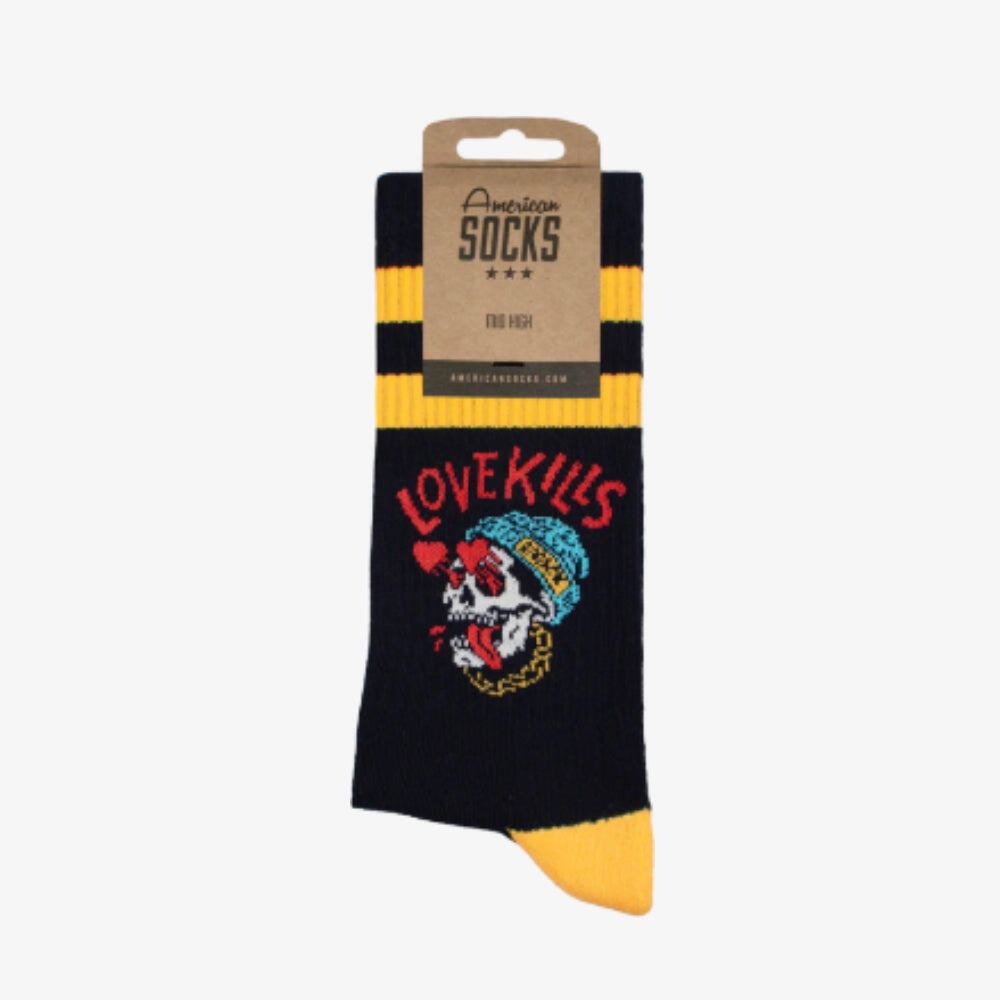 Socken American Socks Love Kills Mehrfarbig 4/7