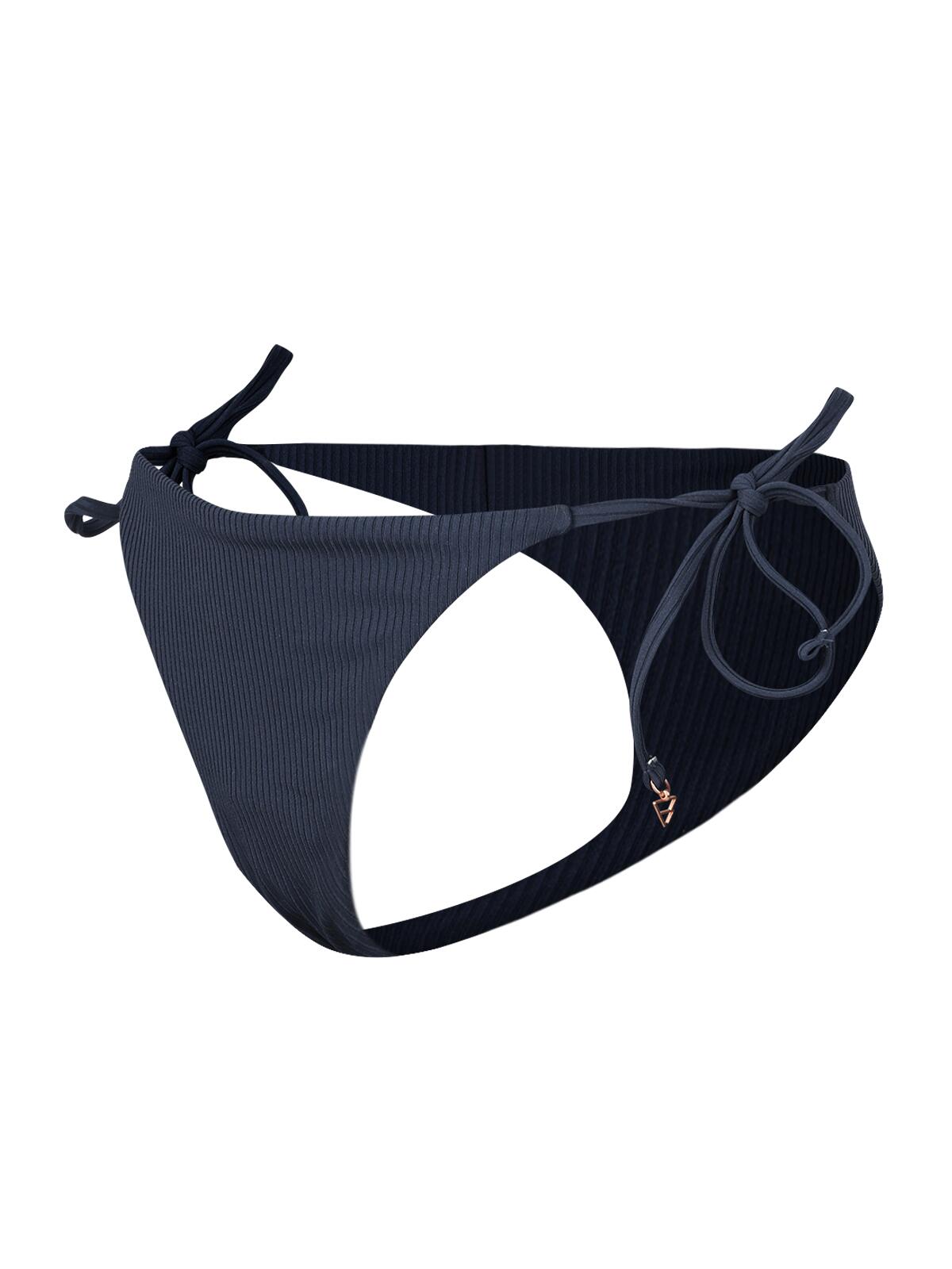 Elly-Rib Femme Bas de bikini sports nautiques Couverture réduite Indigo Blue 3/6