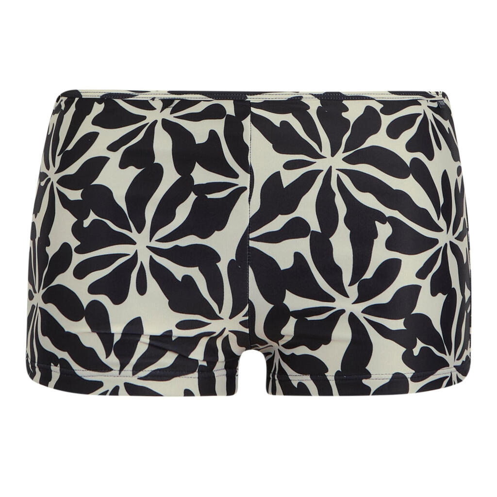 Womens/Ladies Aceana Abstract Floral Bikini Shorts (Beige)