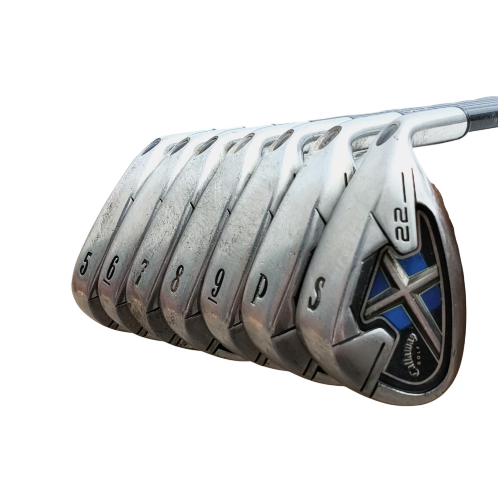 Callaway X22 IJzerset / 5-PW+SW / Flex Regular / Grafiet 3/7