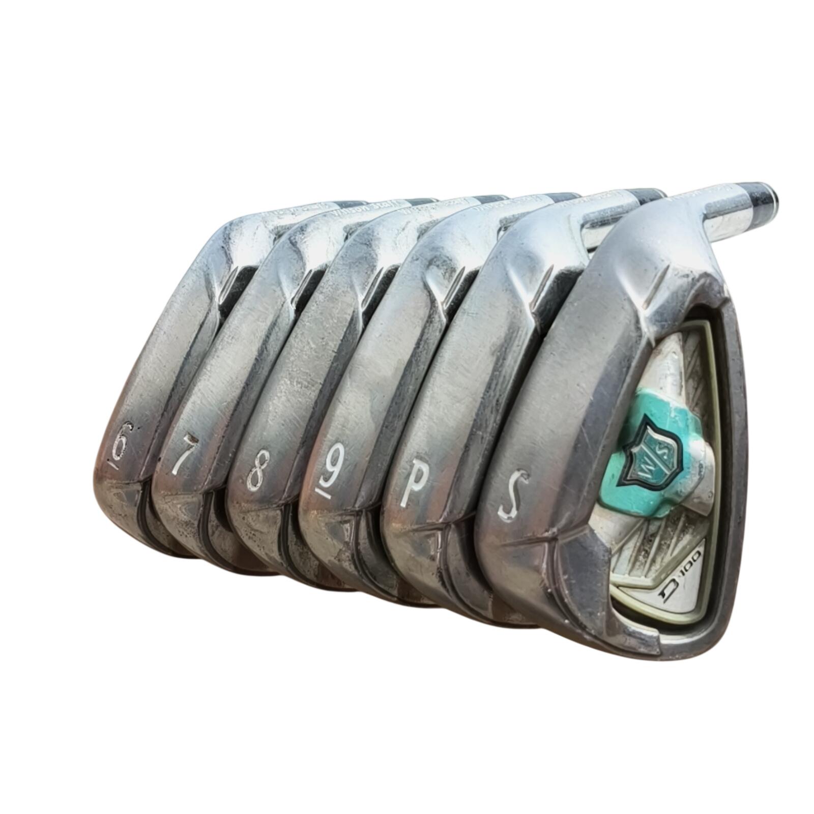 Wilson Staff D100 IJzerset / 6-PW+SW / Flex Ladies / Grafiet 3/7