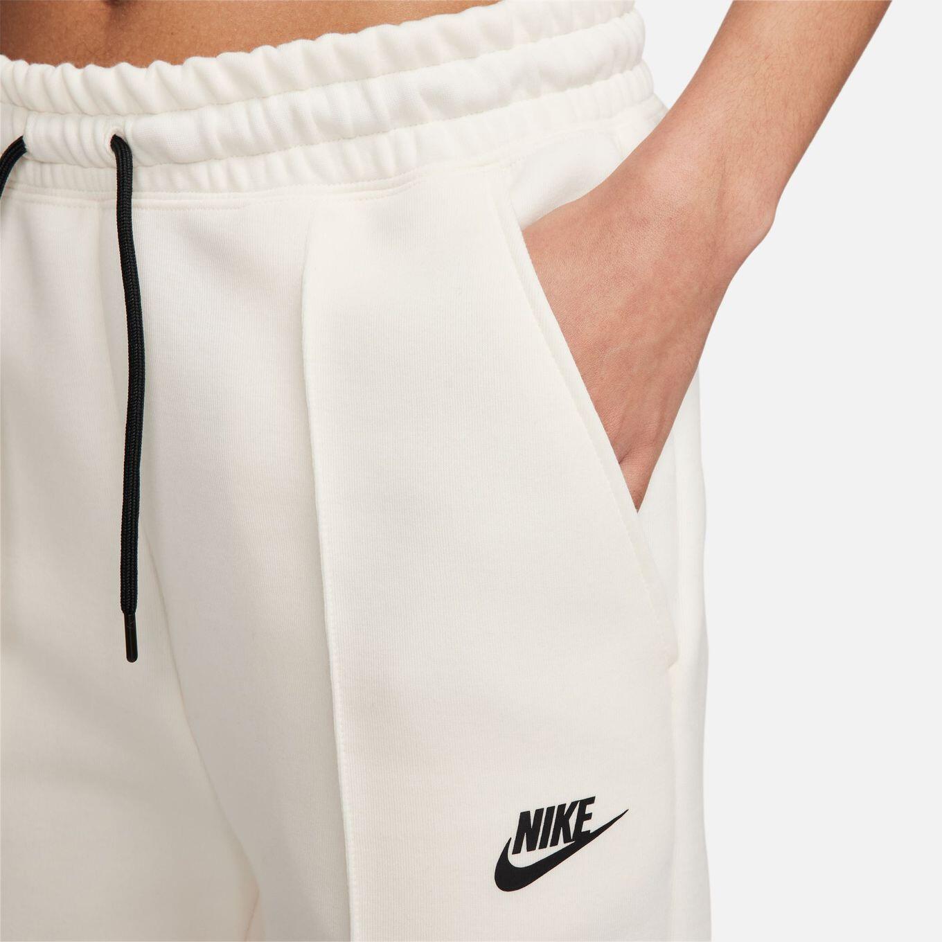 Pantalon Jogging Nike Sportswear Tech Fleece Blanc Femme 3/7