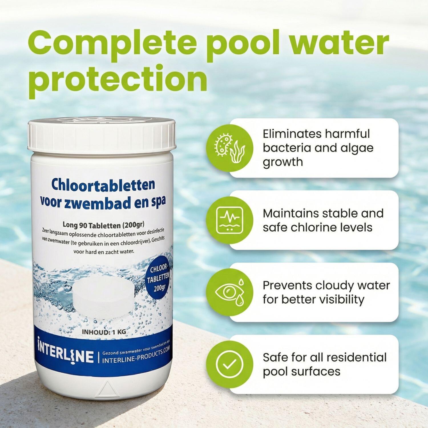 Kit d'entretien pour piscine – Entretien de piscine – 4 pièces - CB127 6/7