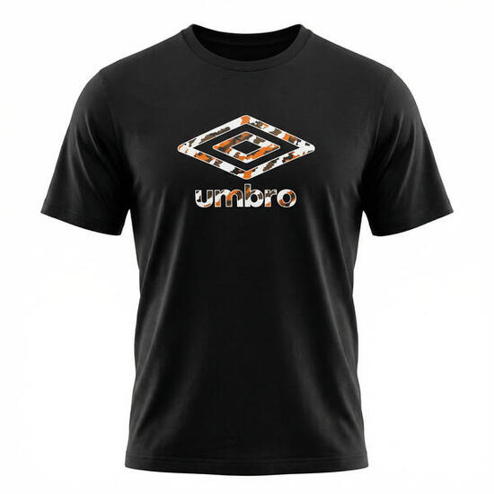 Tee shirt homme col rond en coton 160GSM et logo imprimé camo 957862