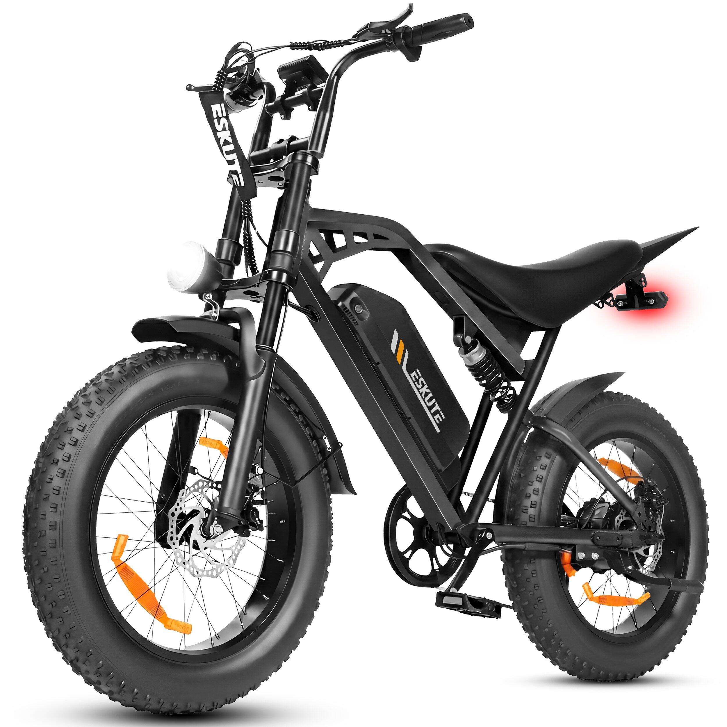 Vélo électrique V202 pneu large 20", moteur 250W, 48V 20,8Ah, Shimano 7 vitesses 5/5